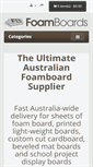 Mobile Screenshot of foamboards.com.au